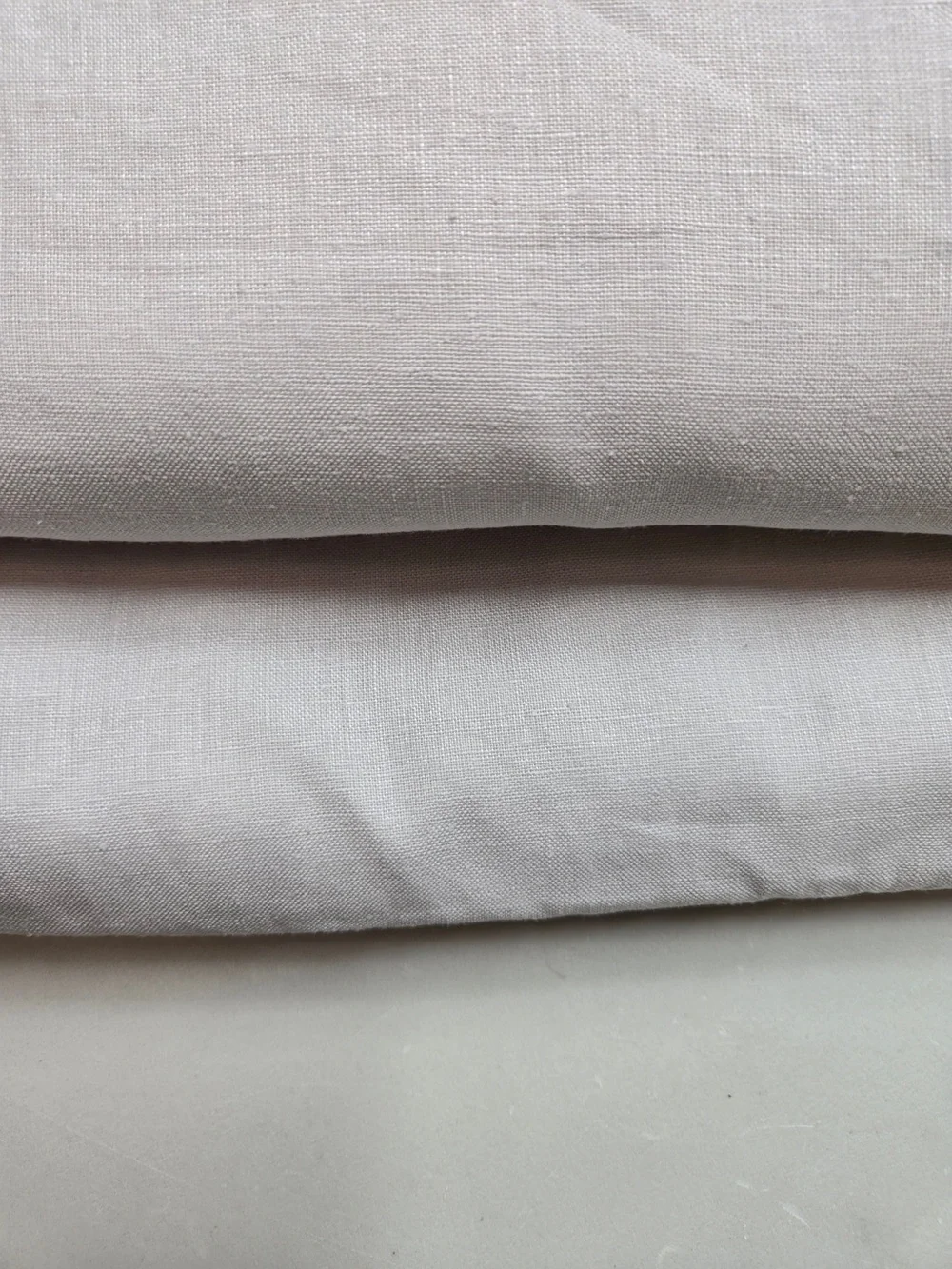 NWT QUINCE Set Of 2 48x96 European Linen Curtains Cloud 9278